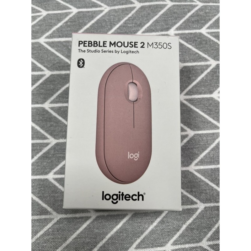 (已訂-全新) Logitech 羅技 玫瑰粉 Pebble mouse2 M350S 無線滑鼠