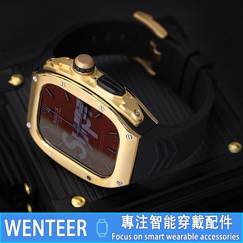 ✲【RM高級改裝錶帶】適用 Apple Watch Ultra 49mm 不鏽鋼錶