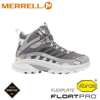 【MERRELL 美國 女 MOAB SPEED 2 MID GTX 輕量戶外高筒靴《熔岩煙灰》】ML037828/登山