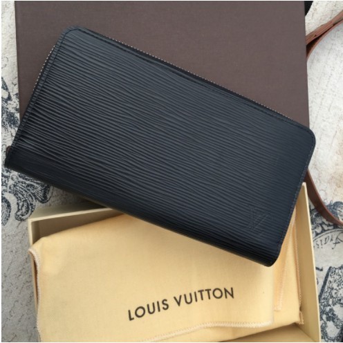 Louis Vuitton LV M60072 ZIPPY EPI 水波紋皮革拉鍊長夾