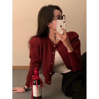 【Codibook】韓國 BEIDELLI 金釦素色針織外套［預購］針織外套 女裝