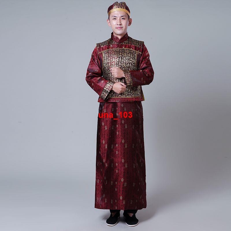 ❗上新特惠❌清朝阿哥服裝男貝勒王爺古裝滿族服飾宮廷男裝年會舞臺演出服