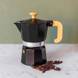 臺灣現貨 英國《La Cafetiere》義式摩卡壺(黑3杯) | 濃縮咖啡 摩卡咖啡壺