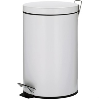 台灣現貨 德國《KELA》Malta腳踏式垃圾桶(白12L) | 回收桶 廚餘桶 踩踏桶