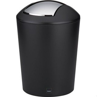 台灣現貨 德國《KELA》搖擺蓋垃圾桶(黑5L) | 回收桶 廚餘桶