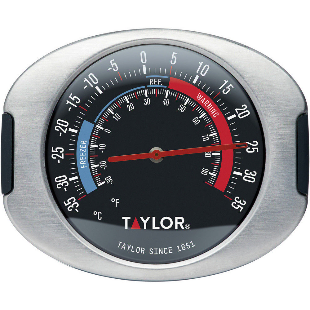 台灣現貨 美國《Taylor》夾式冰箱溫度計 | 冰箱專用 冷藏冷凍 指針溫度計