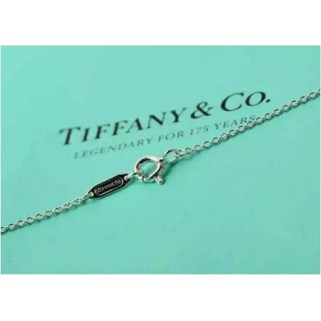 正品二手 Tiffany&amp;Co. 925純銀 Tiffany 蒂芙尼 項鍊 手鍊 手環飾品 雙心琺瑯項鍊