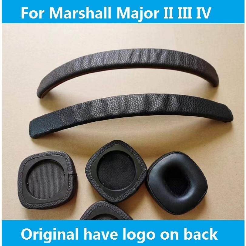Marshall Major II III IV 2 3 4 耳機維修備件頂部皮革頭帶耳墊的原裝替換頭帶
