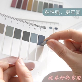 桃喜客製 筆記標籤網紅重點標記便簽日本筆記標簽分類索引貼紙卡可愛卡通少女便利貼