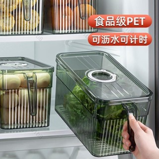 ✨新店開業 限時下殺✨冰箱收納盒食品級保鮮盒廚房整理放蔬菜雞蛋冷凍專用大容量收納盒冰箱抽屜