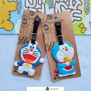 【琪琪優選】創意旅行用品叮噹機器貓行李牌旅行箱行李箱掛牌登機託運標識吊飾-qqmark588-