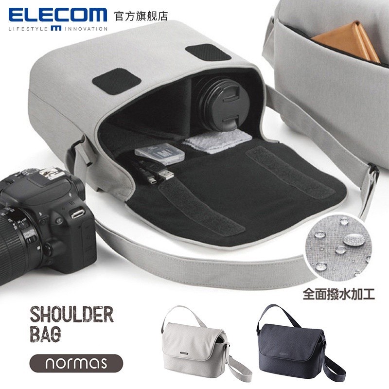 ⊿現貨相機包攝影包ELECOM單眼相機包單肩小包休閒包斜挎佳