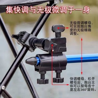 魚竿支架/釣魚萬象連接器多功能傘架炮臺支架耳盤魚護架卡扣釣椅凳配件漁具~竿架 架竿器 冰箱竿架 置竿架 竿掛 釣竿架