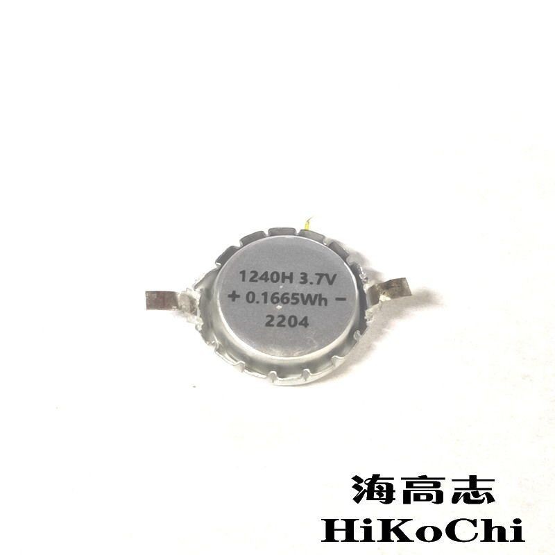 電池 紐扣 鑰匙 2粒LIR1240 3.6V 45mah軟包聚合物紐扣電池藍牙耳機可充電電池