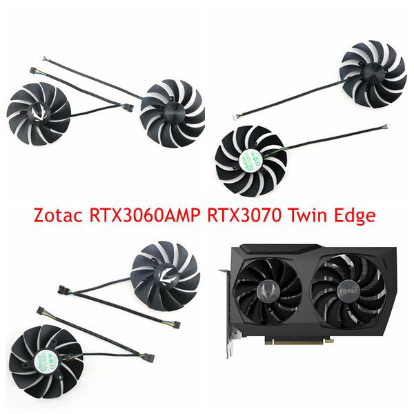 ❂ZOTAC 顯卡散熱風扇 GAA8S2U/GA92S2U 適用於索泰 RTX3060AMP