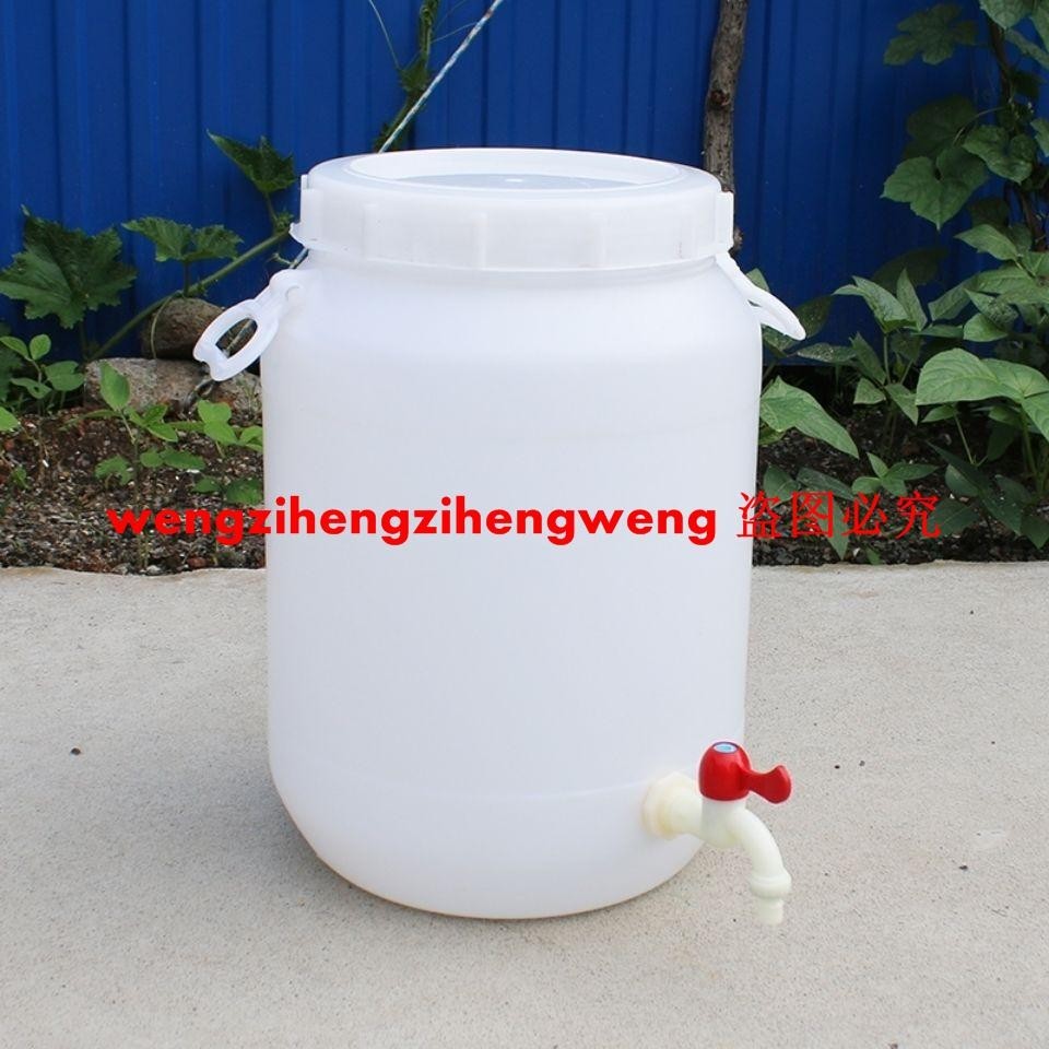 水果酵素桶食品級蜂蜜桶釀酒桶洗車桶塑料帶蓋桶特厚立式密封水桶