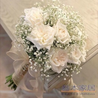 【手捧花】手感鬱金香花束 韓式簡約婚禮新娘手捧花影樓仿真花 領證小手捧花【三木家居】