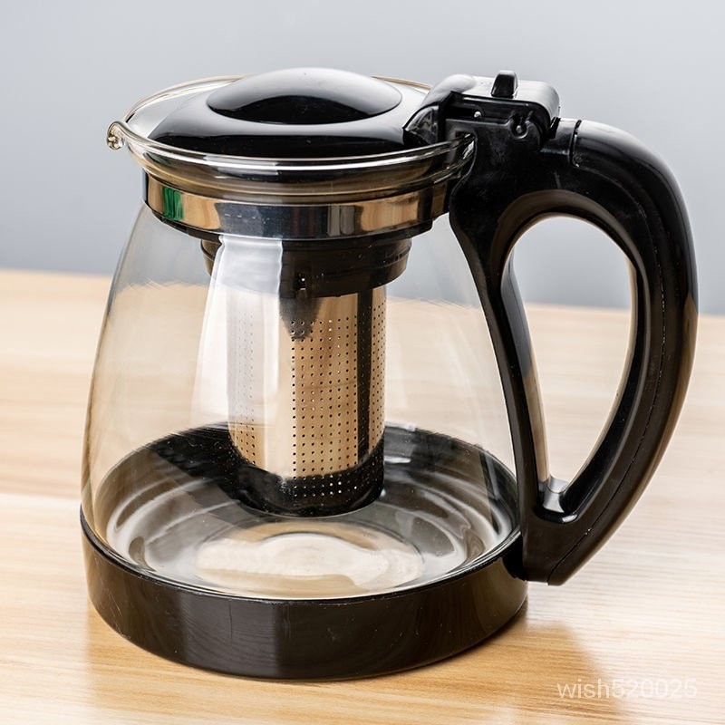 1000/2000ML茶壺 玻璃耐高溫 泡茶壺 單壺 大容量 茶具 花茶壺 水壺套裝