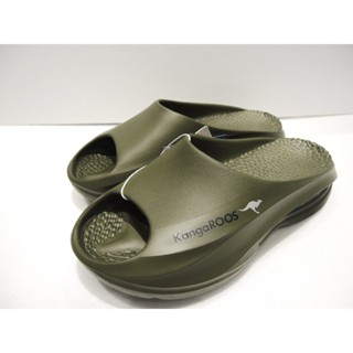 KangaROOS 美國袋鼠鞋~男款 VOYAGE 2 一體成形防水 高緩衝 休閒拖鞋 運動拖鞋[KM41385]墨綠
