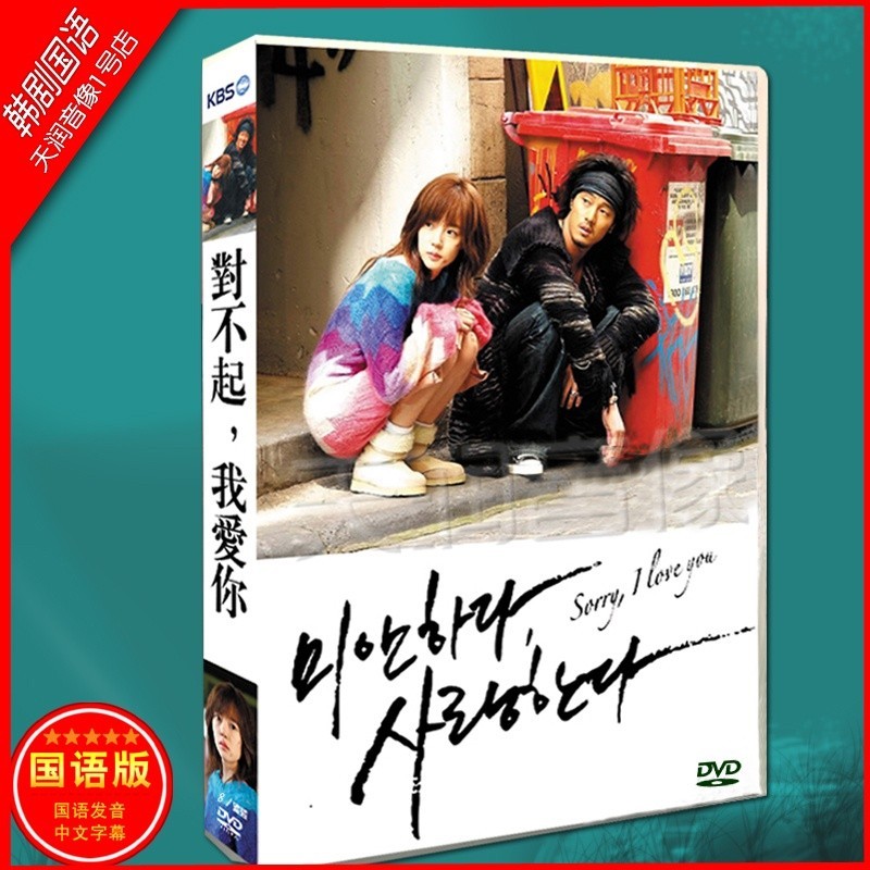 韓劇國/韓雙語《對不起，我愛你 》蘇志燮 / 林秀晶 DVD光碟片盒裝177/NEW賣場