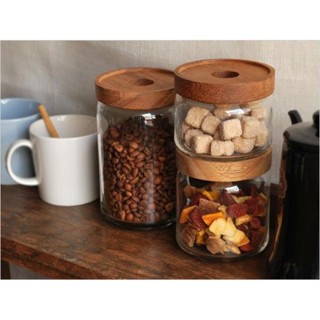 Glass storage jar, kitchen food and coffee sealed box 儲物罐