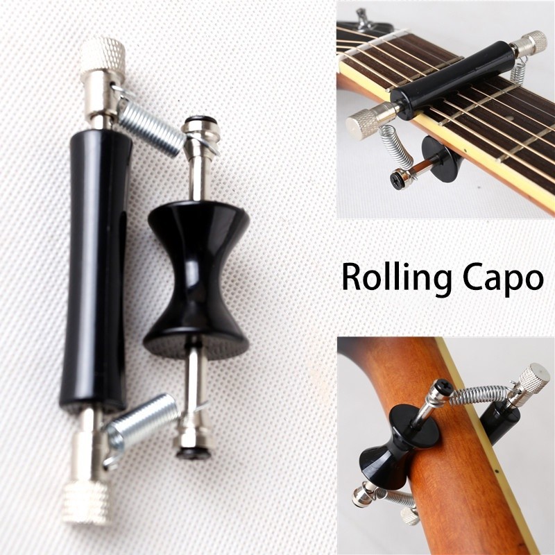 Guitar Rolling Capo Slides Easy Tunning Capo for 6-String gu