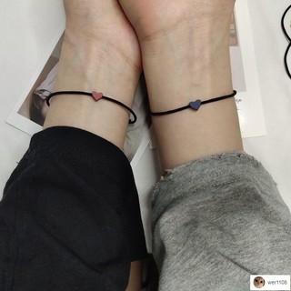 清清💕氣質ins手鏈 韓版愛心發繩頭繩女網紅ins扎頭發皮套發圈簡約送給男朋友小皮筋