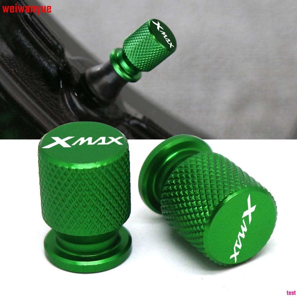 【JW】適用於 Yamaha XMAX 300 400 250 125 摩托車 CNC 鋁配件輪胎帽 氣門嘴 氣門嘴帽