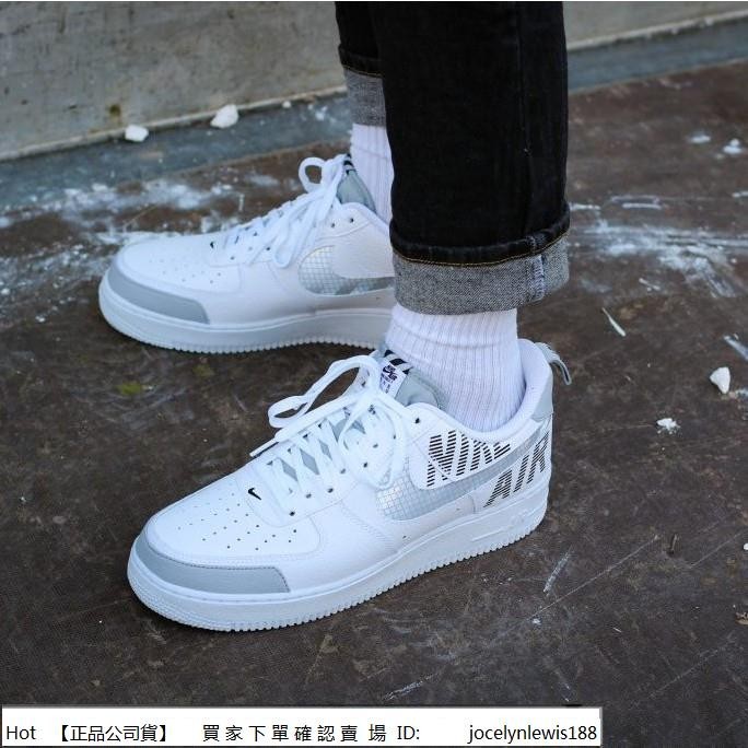 【Hot】 Nike Air Force 1 Low 白 空軍 反光 皮革 慢跑鞋 休閒鞋 BQ4421-100