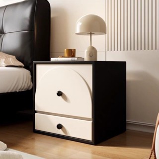 簡約現代Nordic床頭櫃北歐臥室小櫃子傢用輕奢收納床邊