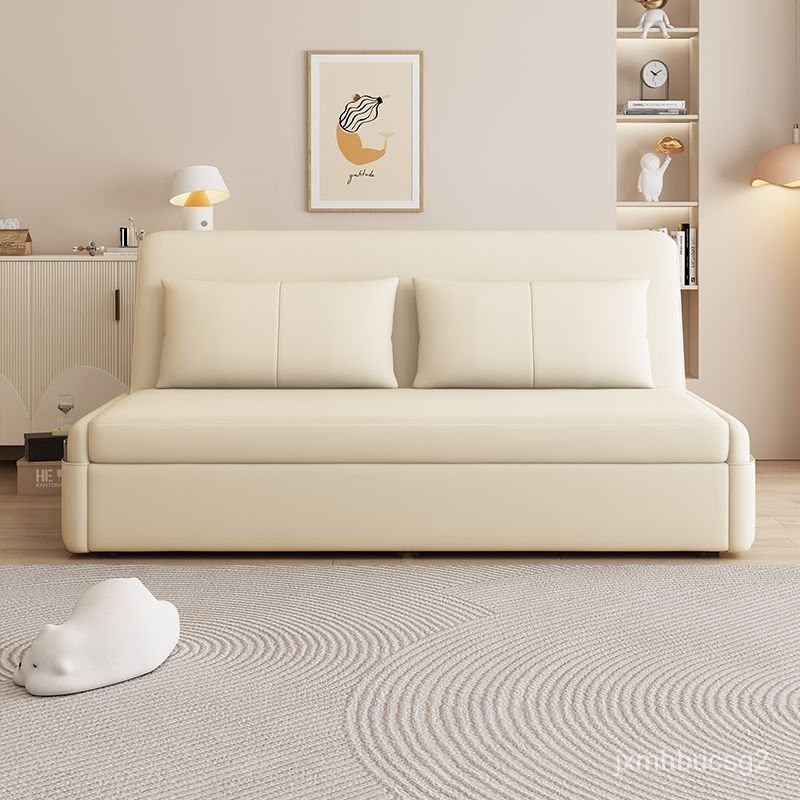 沙發床 多功能床 牢固性 耐用性 美觀性 環保性 支架沙發床 坐墊沙發床 不佔空間 易搬運 卡楠菲電動沙髮床小戶型折疊可