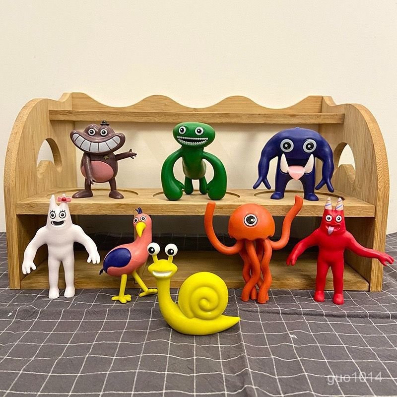 ✨【臺灣出貨】✨班班幼兒園玩具手辦新款花園怪物遊戲模型公仔擺件兒童禮物玩具