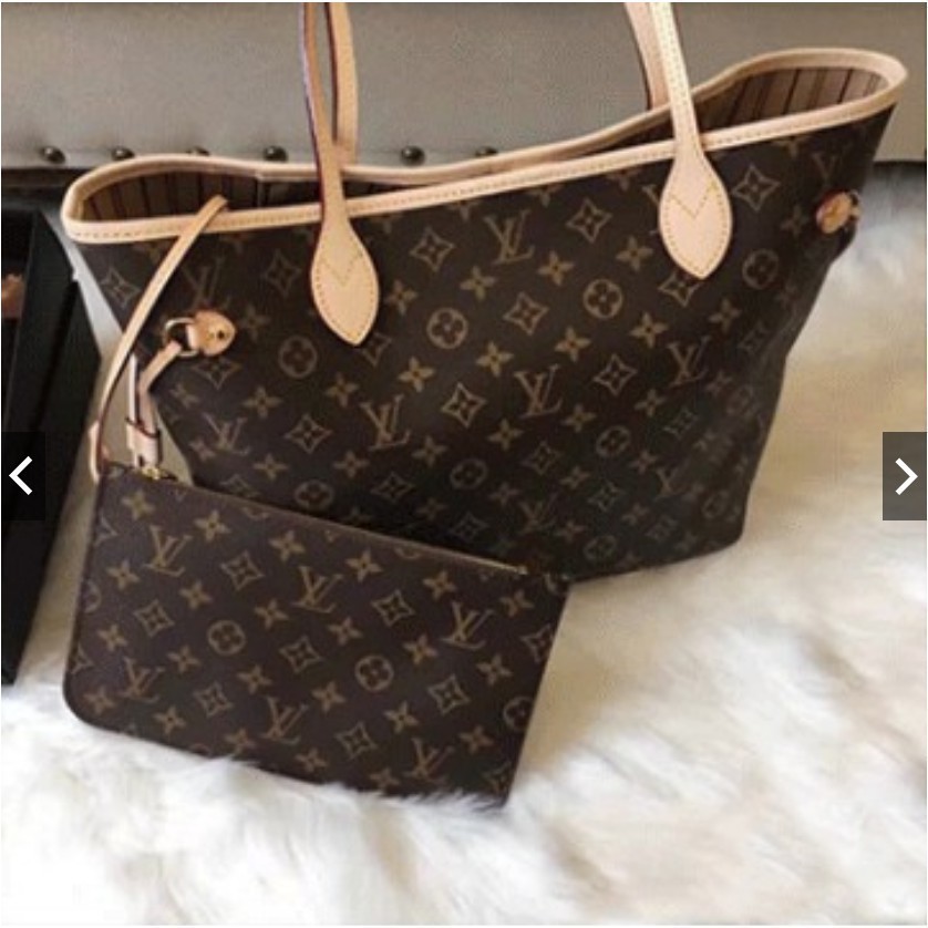 二手現貨 LV M40995 Monogram 花紋 Neverfull MM子母包 手提包 現貨