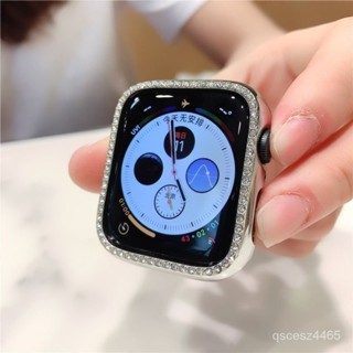 ✨PG殼膜✨適用iWatchSE蘋果手錶鑲滿鑽錶殻 AppleWatch8保護套 7654321代45mm KCSJ
