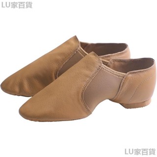 真皮 舞蹈鞋 兒童 帶跟 黑色 爵士舞鞋 形體鞋 軟底 練功鞋 兒童爵士舞鞋 真皮舞蹈鞋