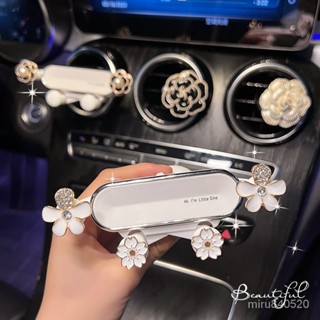 免運 新品上市 汽車百貨 車上小物 車載手機支架可愛女生網紅新款出風口固定導航汽車內裝飾用品大全