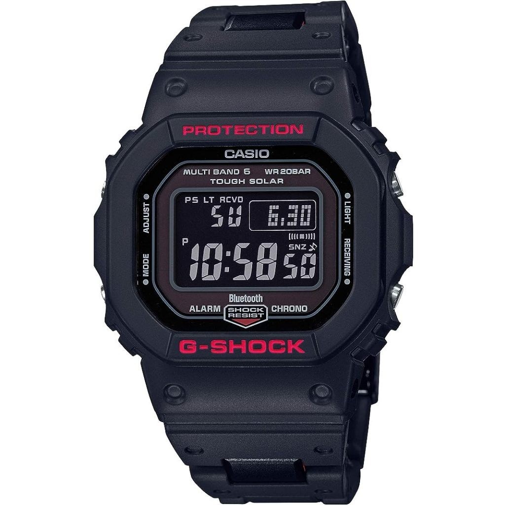 日本行貨★CASIO 卡西歐 G-SHOCK GW-B5600HR-1 GW-B5600HR-1JF 全金屬 光動能智慧