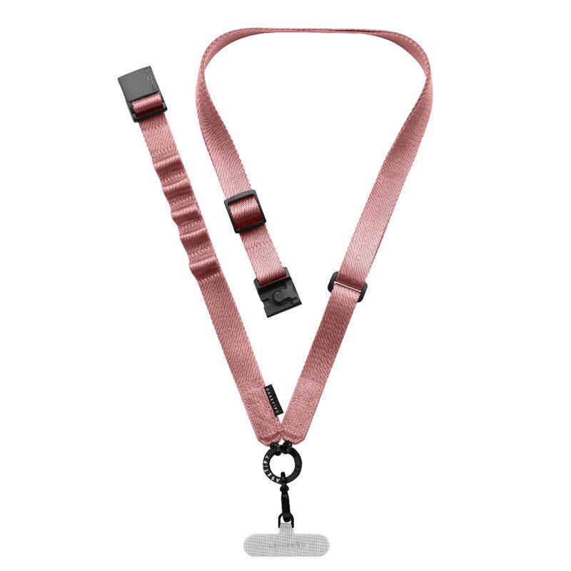 正品（現貨免運）現貨 CASETiFY 尼龍手機背帶套組 乾燥玫瑰色 全新 Utility Strap