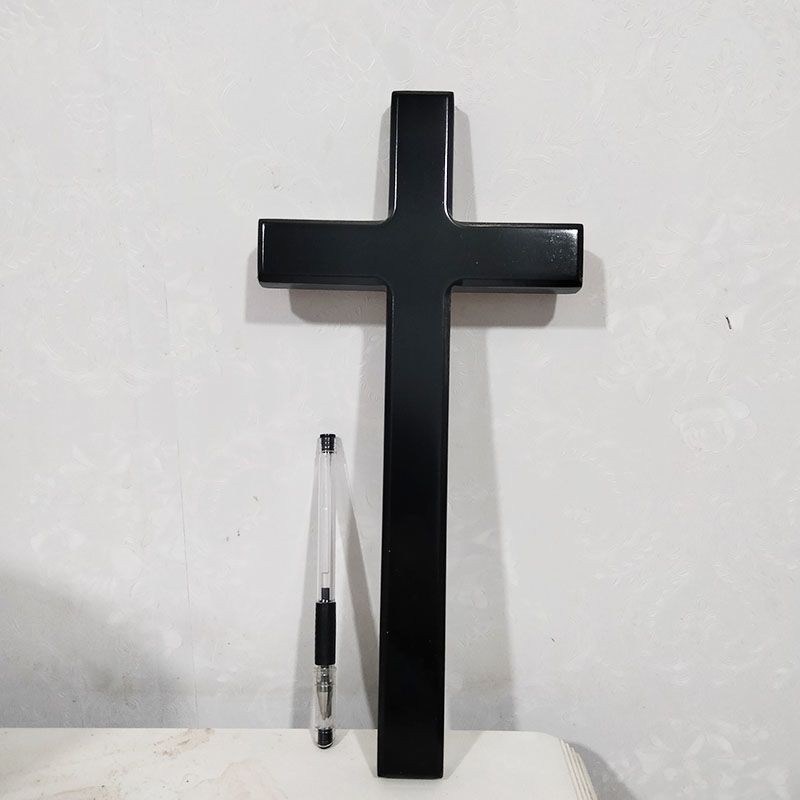 十字架新款實木教會家用客廳臥室書房墻掛壁掛壁飾木質十字架十字架 有趣優品