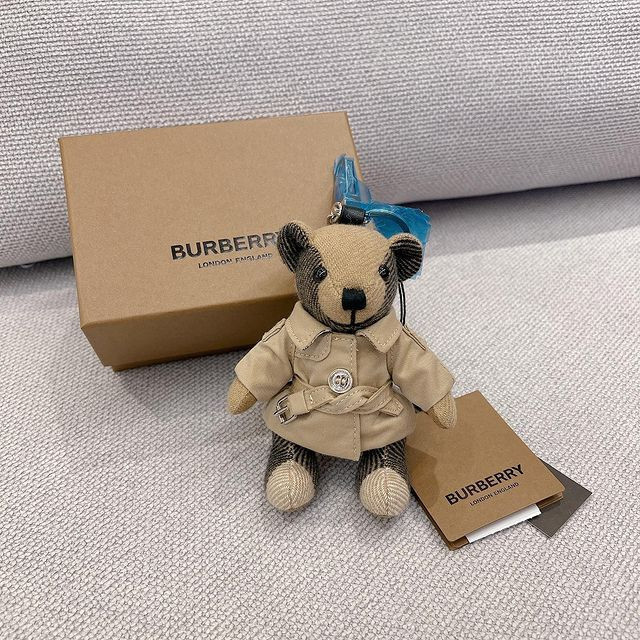 Burberry 博柏利 風衣造型 泰迪熊吊飾 掛件 包包吊飾 80271681