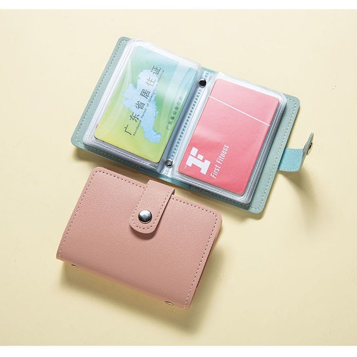 🔥熱銷產品🔥防消磁卡包女小超薄可愛韓版卡套多卡位男士卡包女式證件包名片包卡夾 信用卡收納 卡片夾 卡夾包卡片包信用卡包
