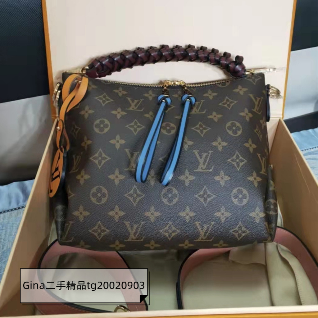 二手 Lν 路易尉登 BEAUBOURG HOBO 老花迷妳手袋 手提包 單肩包 斜背包 M55090