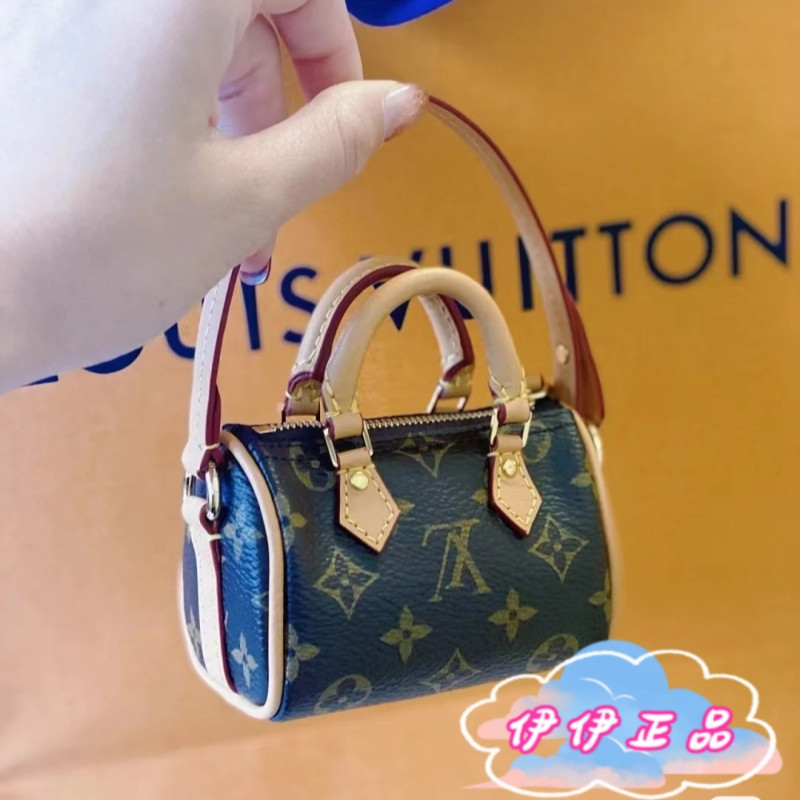 LV 老花 限量 迷你 Speedy charm 吊飾 掛飾 零錢包 M00544 耳機