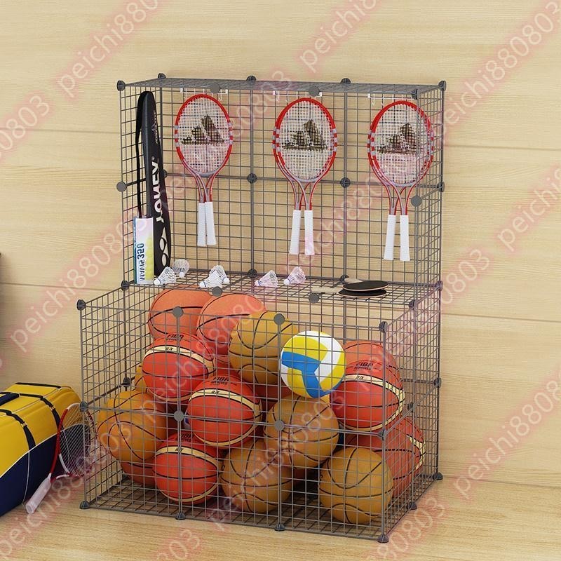 特惠##籃球貨架足球排球乒乓球收納架籃球框可移動球車放球架置球架展示