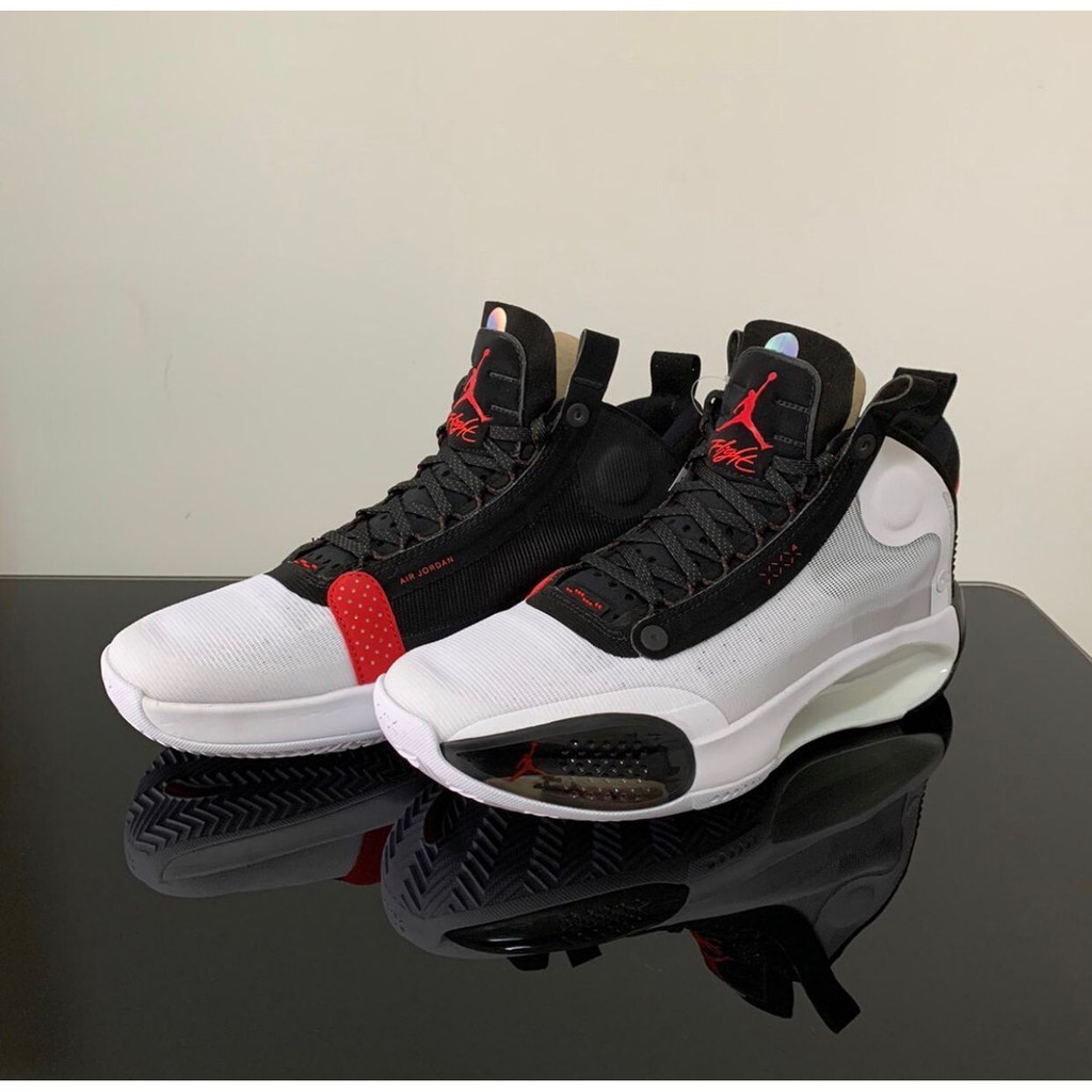 日韓現貨 Air Jordan 34 Bred 黑白 BQ3381-100 籃球鞋