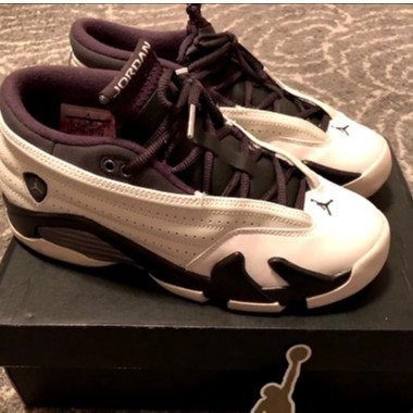 Air Jordan 14 Retro Low Phantom GS 黑白 運動籃球 男女 807510-027 慢跑鞋