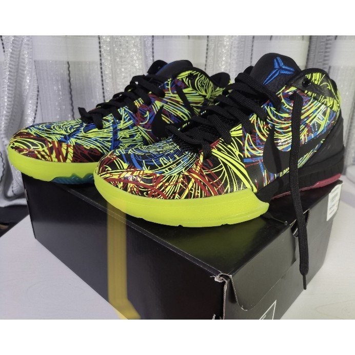 Nike Kobe 4 Protro 塗鴉 科比4 籃球 運動 黑綠 CV3469-001 慢跑鞋