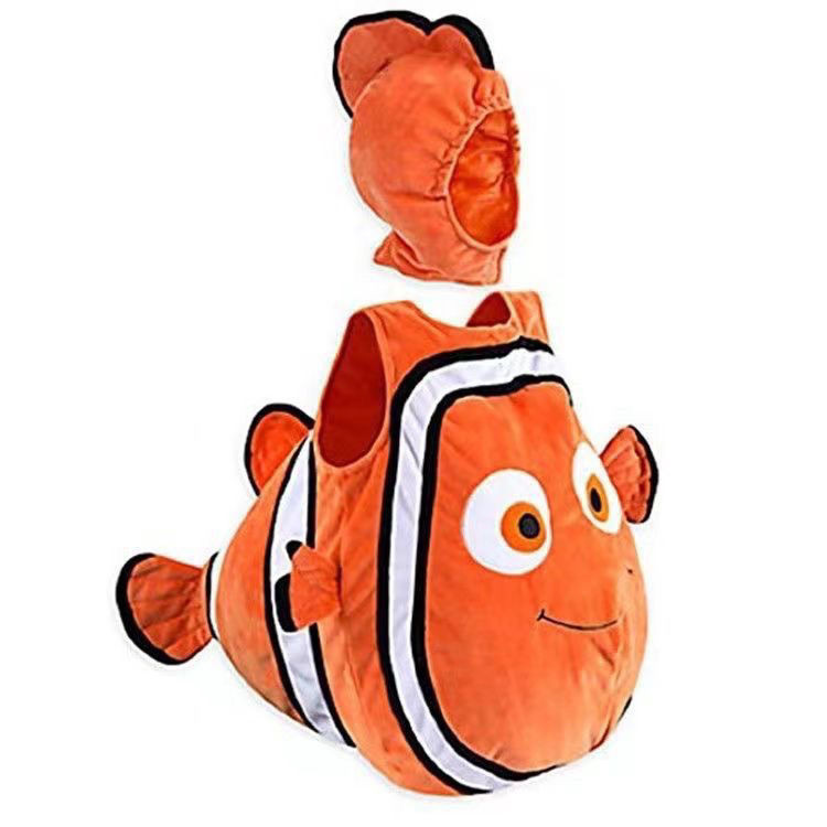 🌸cos系列🌸新年服裝海底總動員尼莫小丑魚套裝 兒童海洋動物卡通演嬰兒cos服