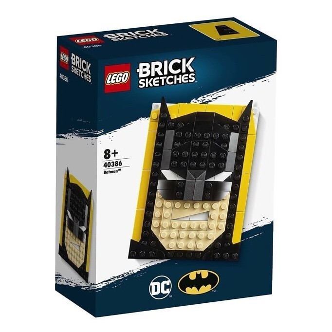 LEGO 40386 大頭畫框系列 蝙蝠俠【必買站】樂高盒組