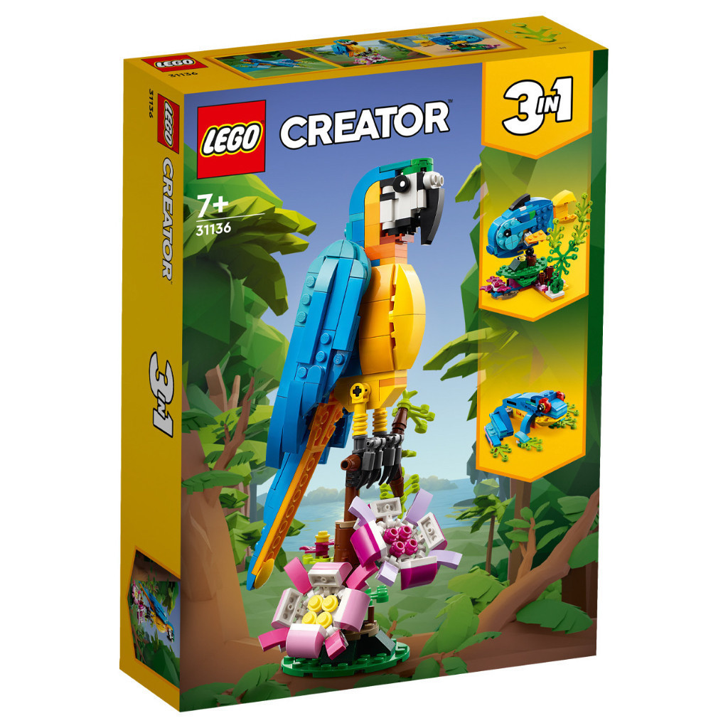 LEGO 31136 異國鸚鵡 創意百變 3 合 1系列【必買站】樂高盒組